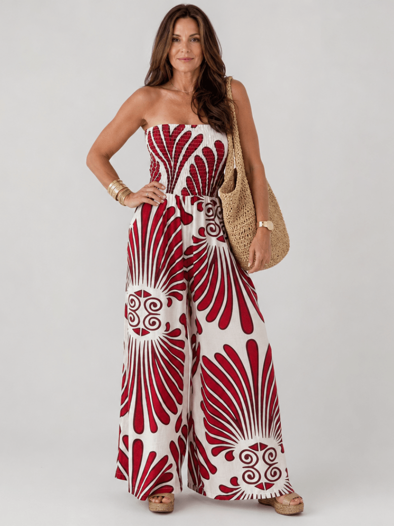 Dyman | Strapless Vloeiende Maxi-jurk
