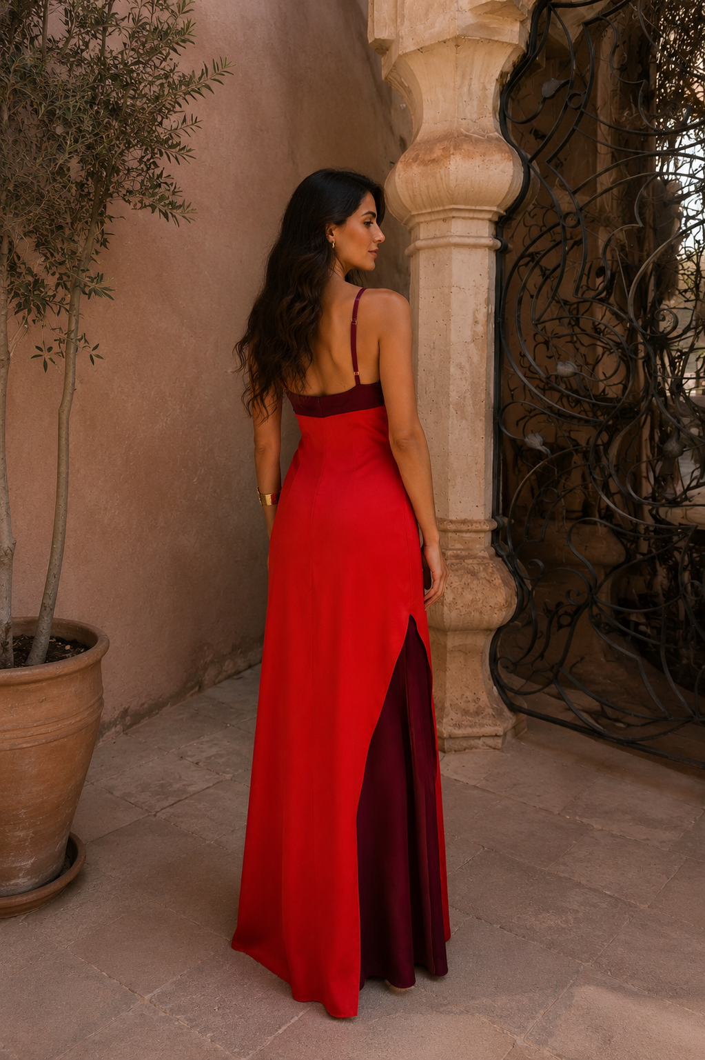 Oasis | Jurk in rood