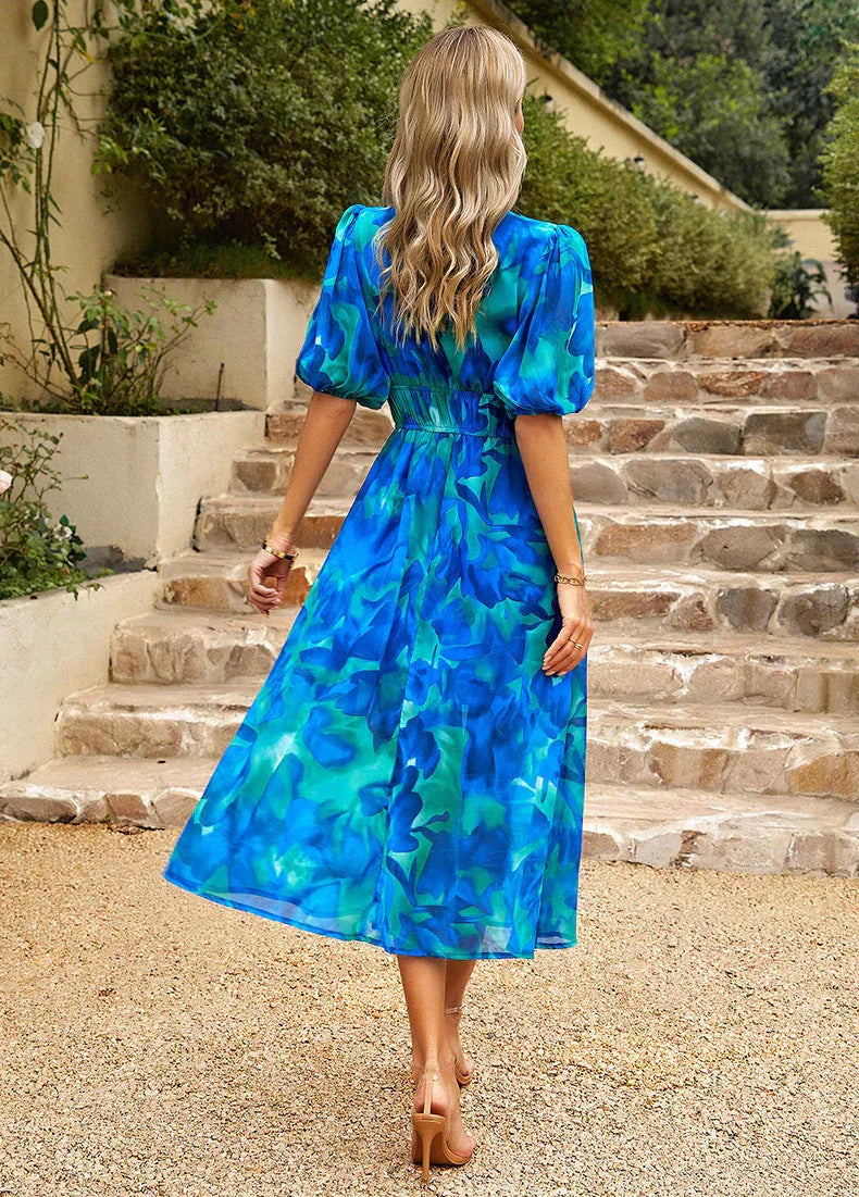 Orina™ | V-Hals Elegantie Jurk