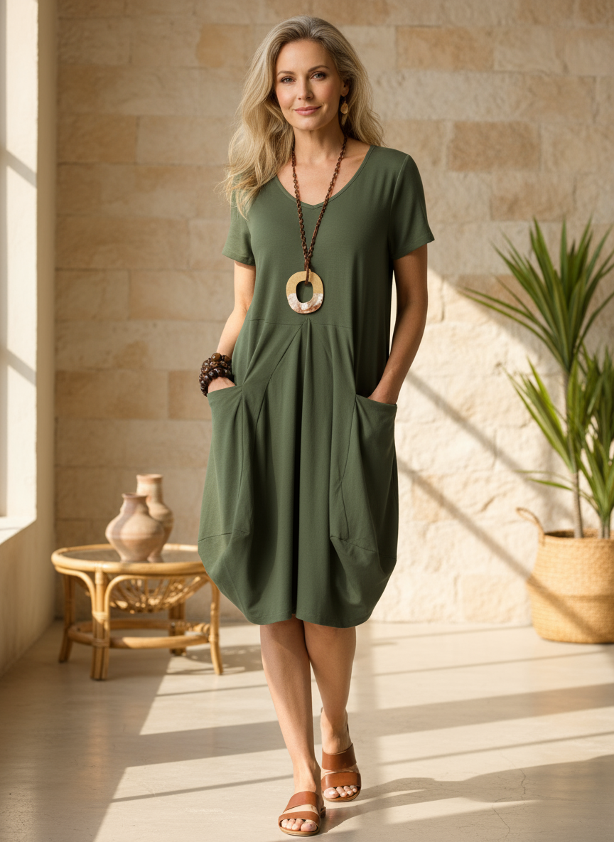 Mireya | Casual Everyday Midi Jurk