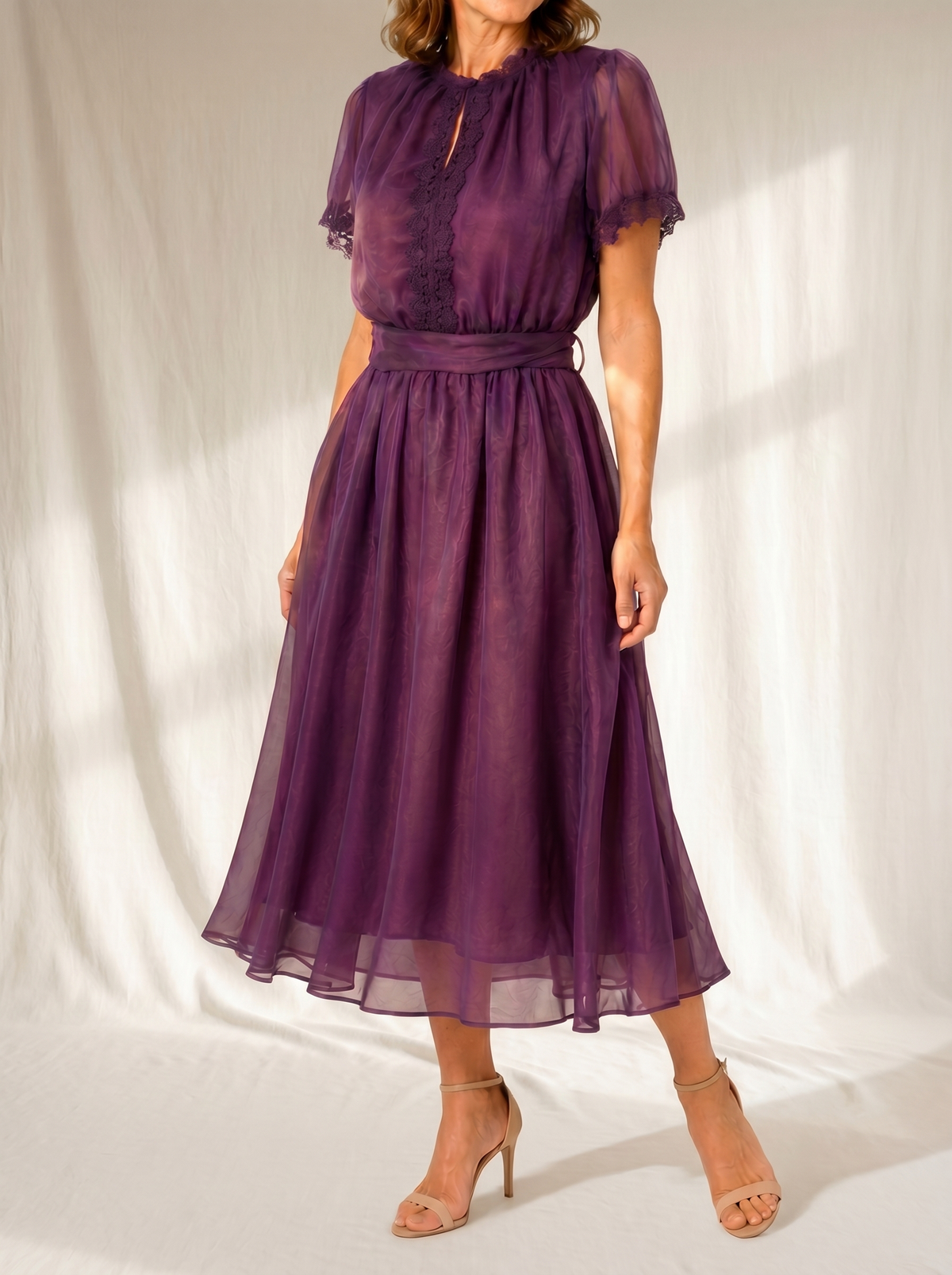 Flavia | Maxi-jurk met Laag Decolleté