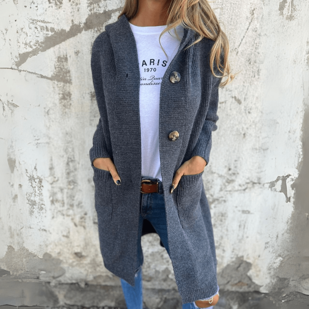 Lorène | Elegant lang dames jas