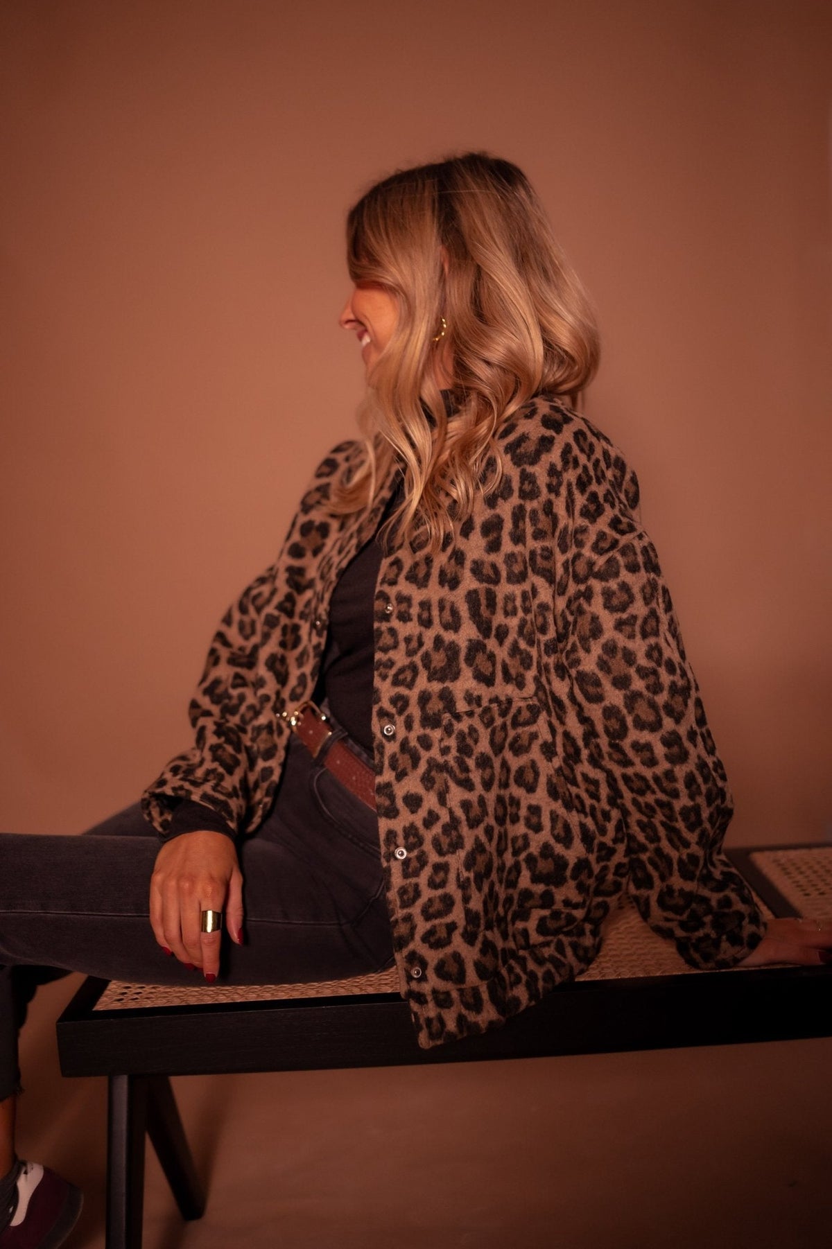 Luna | Trendy Dames Jasje met Luipaardprint