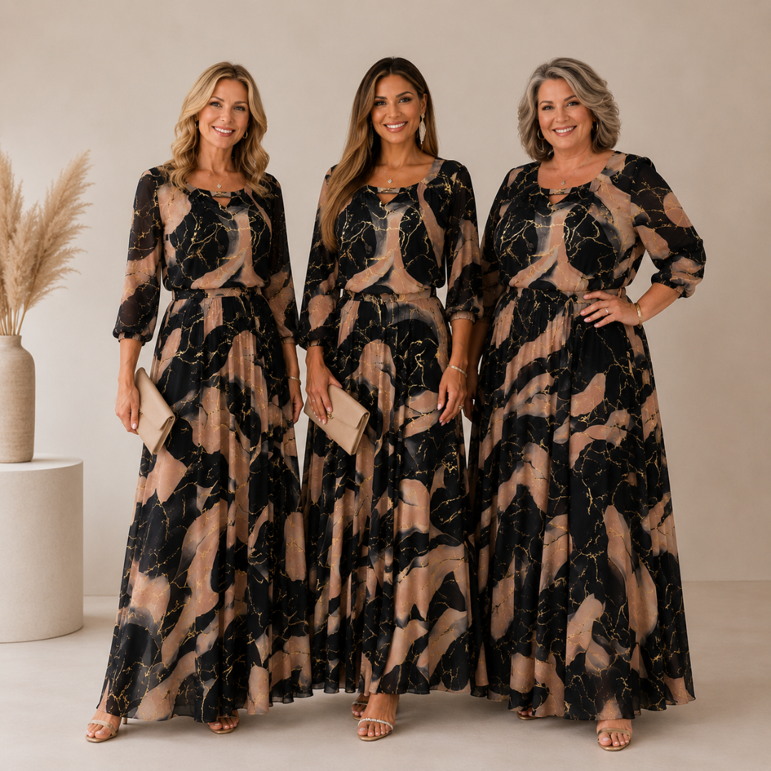 Veronica | Elegante maxi-jurk met bloemen