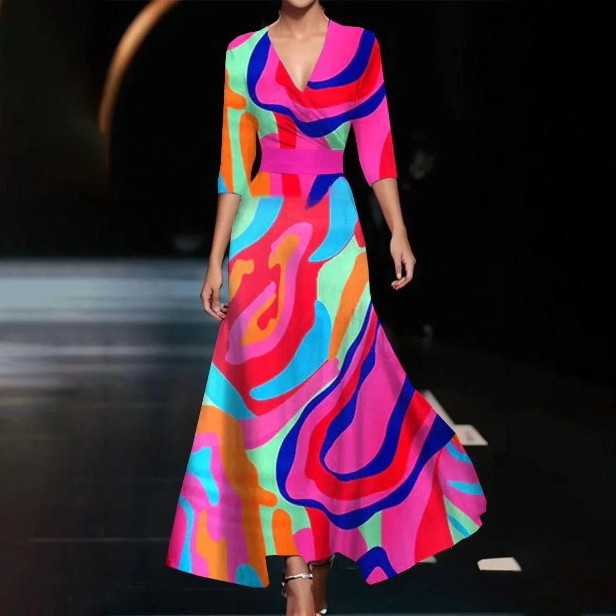 Ysa | Chique Jurk met Bloemenprint
