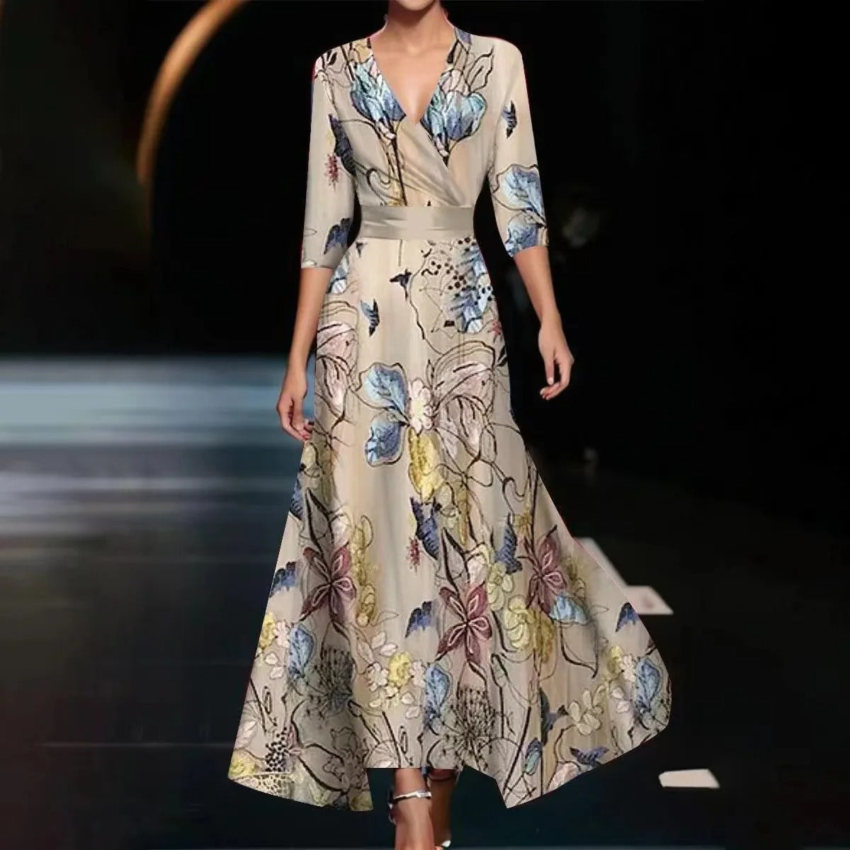Ysa | Chique Jurk met Bloemenprint