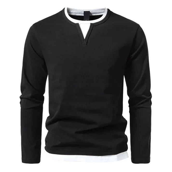 Alwin | Premium Longsleeve van gekamd katoen