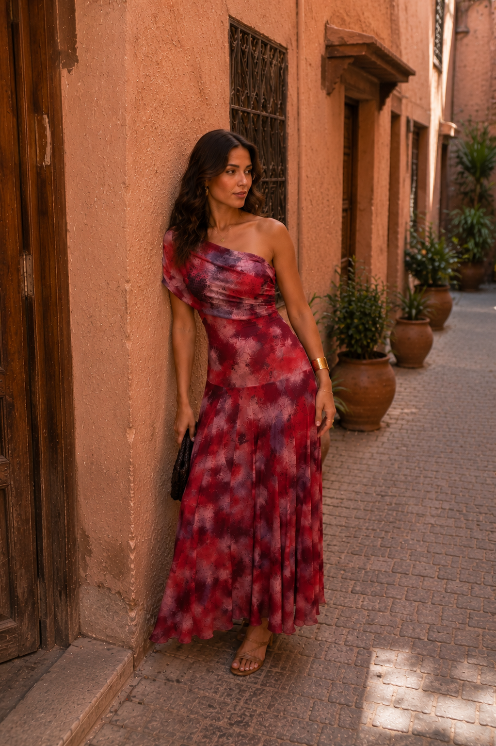 Toledo | Jurk in rood
