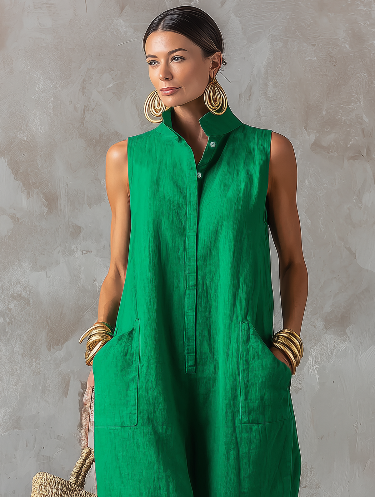 Claire | Elegante jumpsuit zonder mouwen