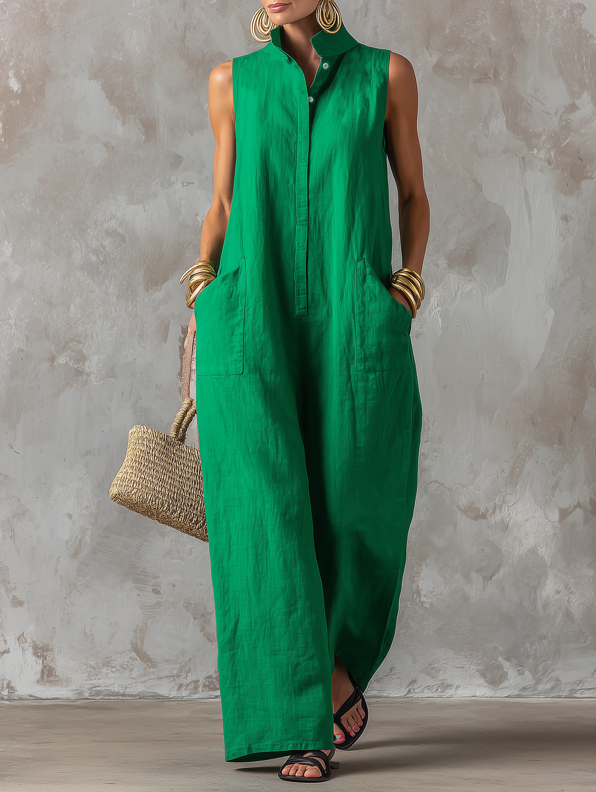 Claire | Elegante jumpsuit zonder mouwen