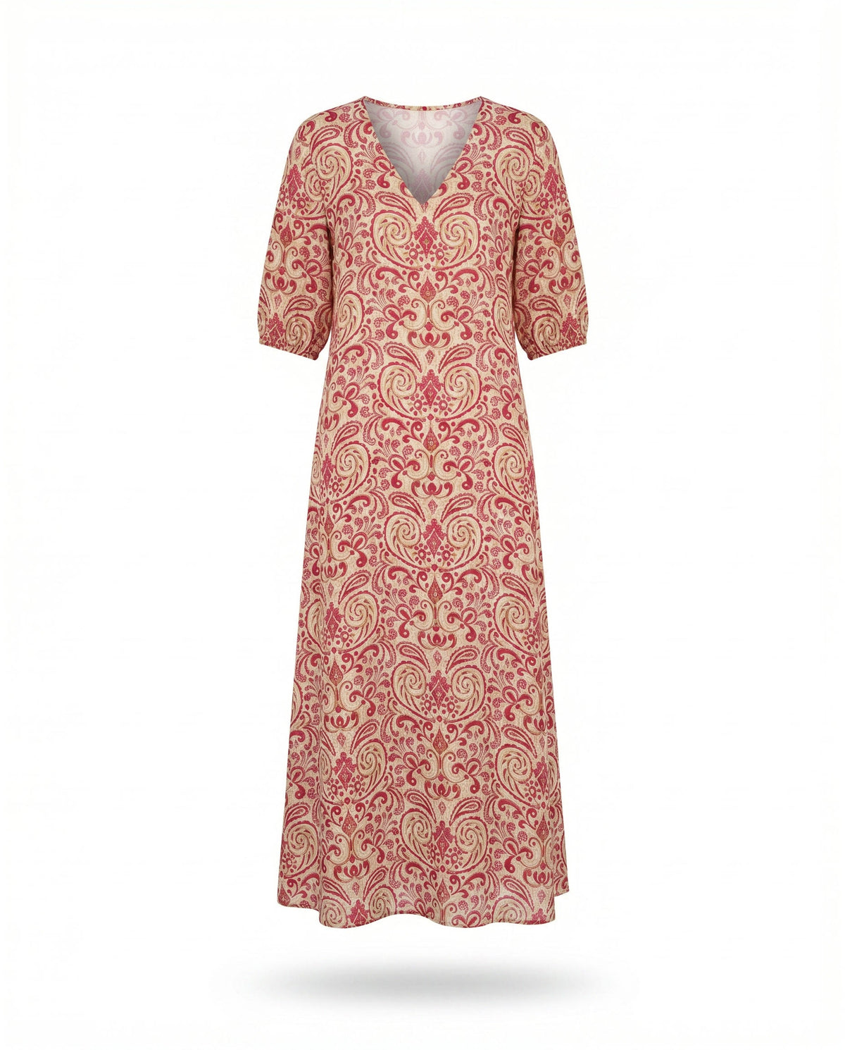 Luna | Boho midi-jurk met kwastjes