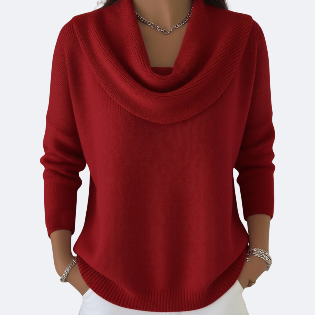 GIULIA - Trui met Ruffle Kraag Comfortabel