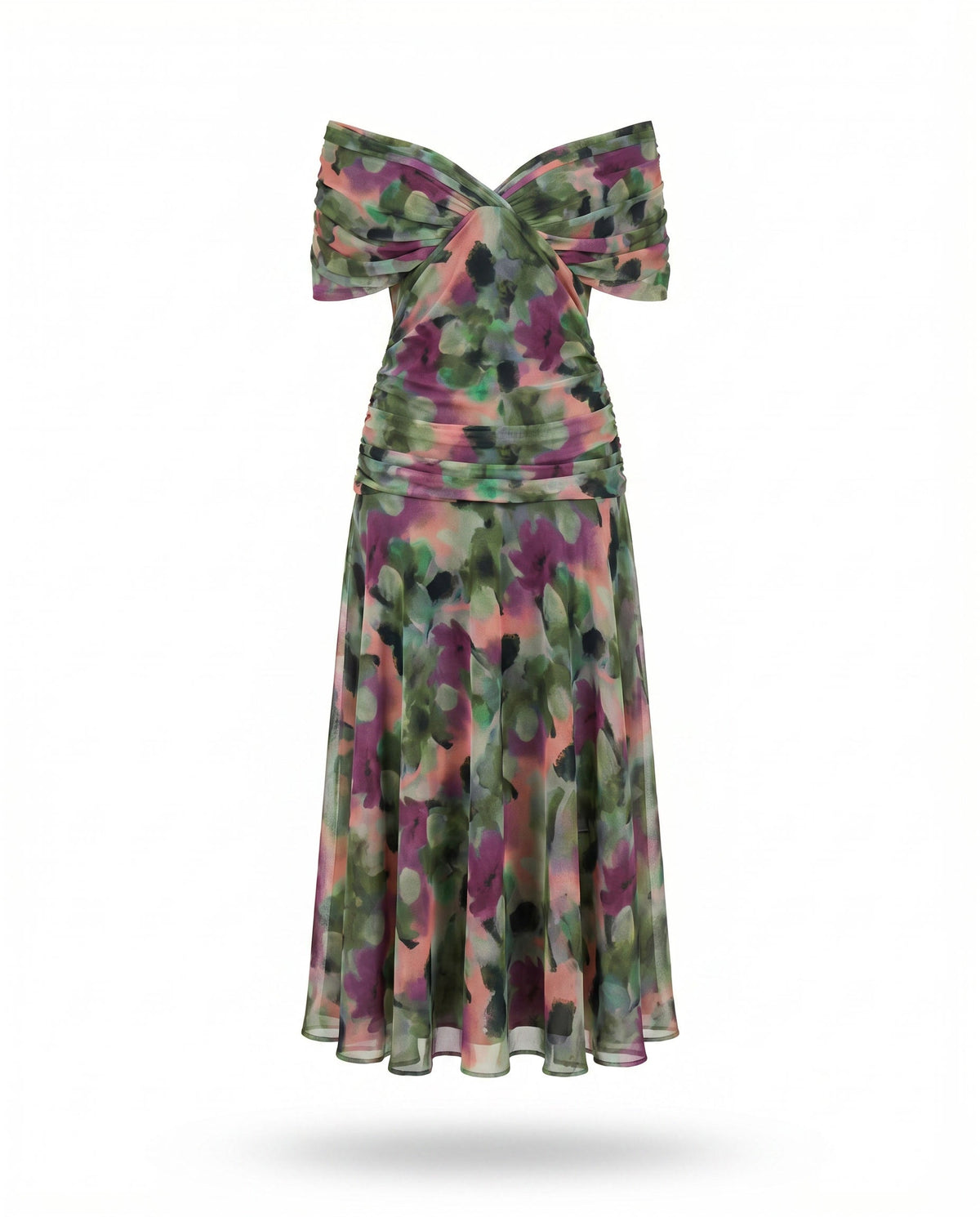Louise | Elegante maxi-jurk met V-hals