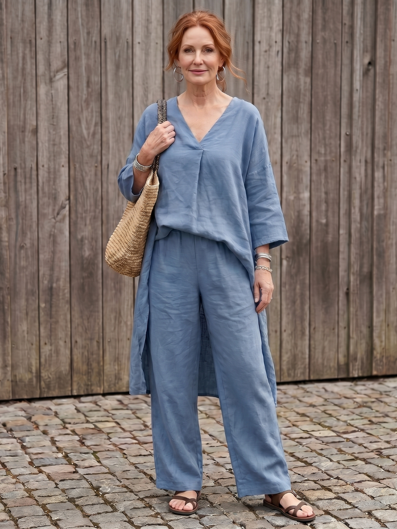 Onyx | Loszittende tuniek met wijde broek