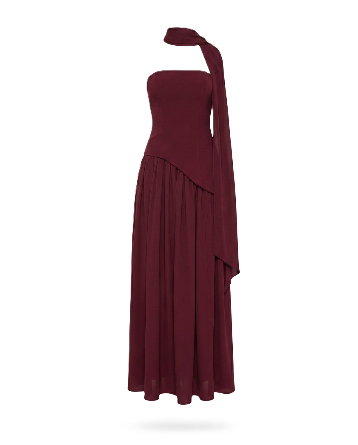 Cross Back | Bodycon maxi-jurk met open rug en split