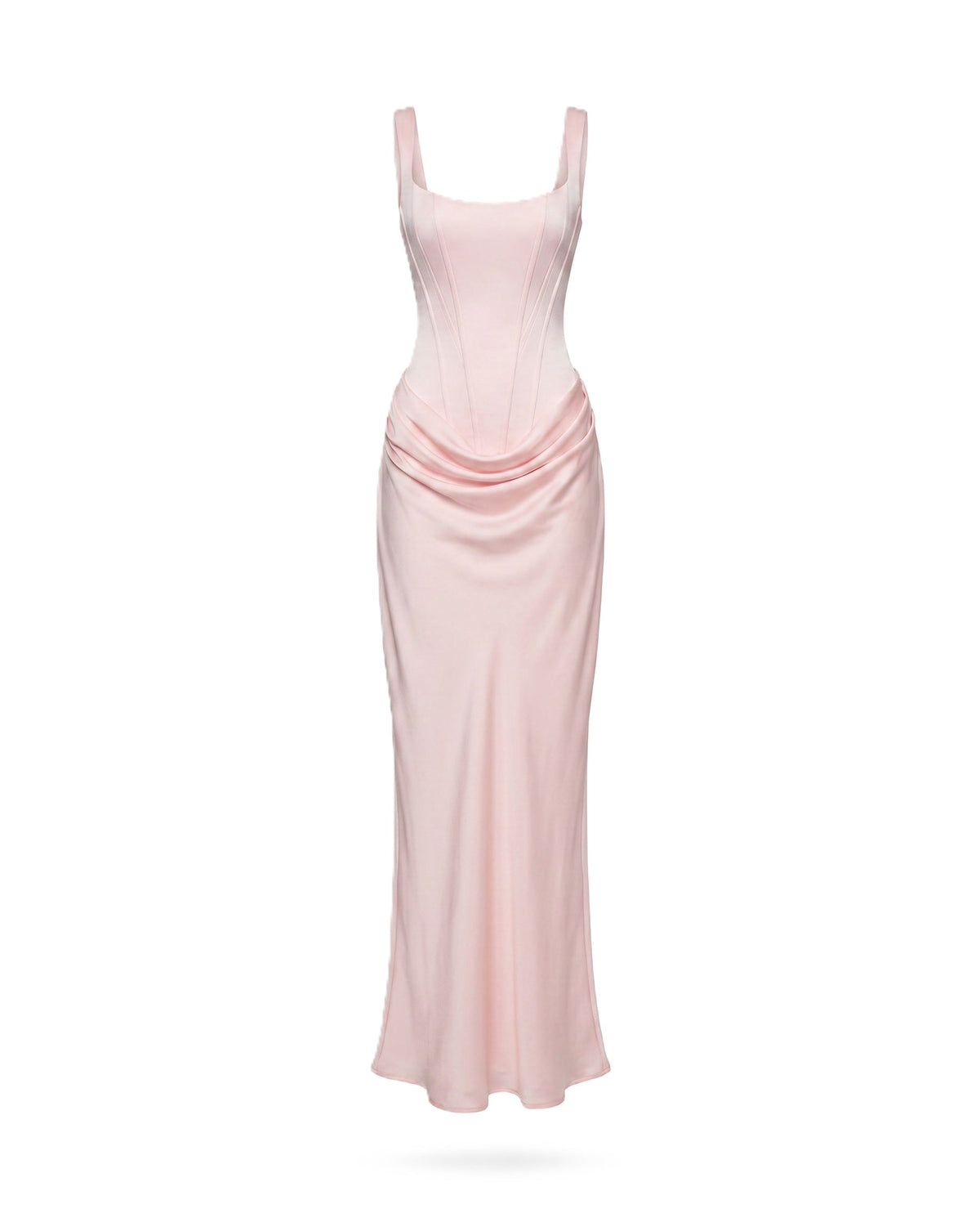 Body Frame | Bodycon midi-jurk met vierkante hals