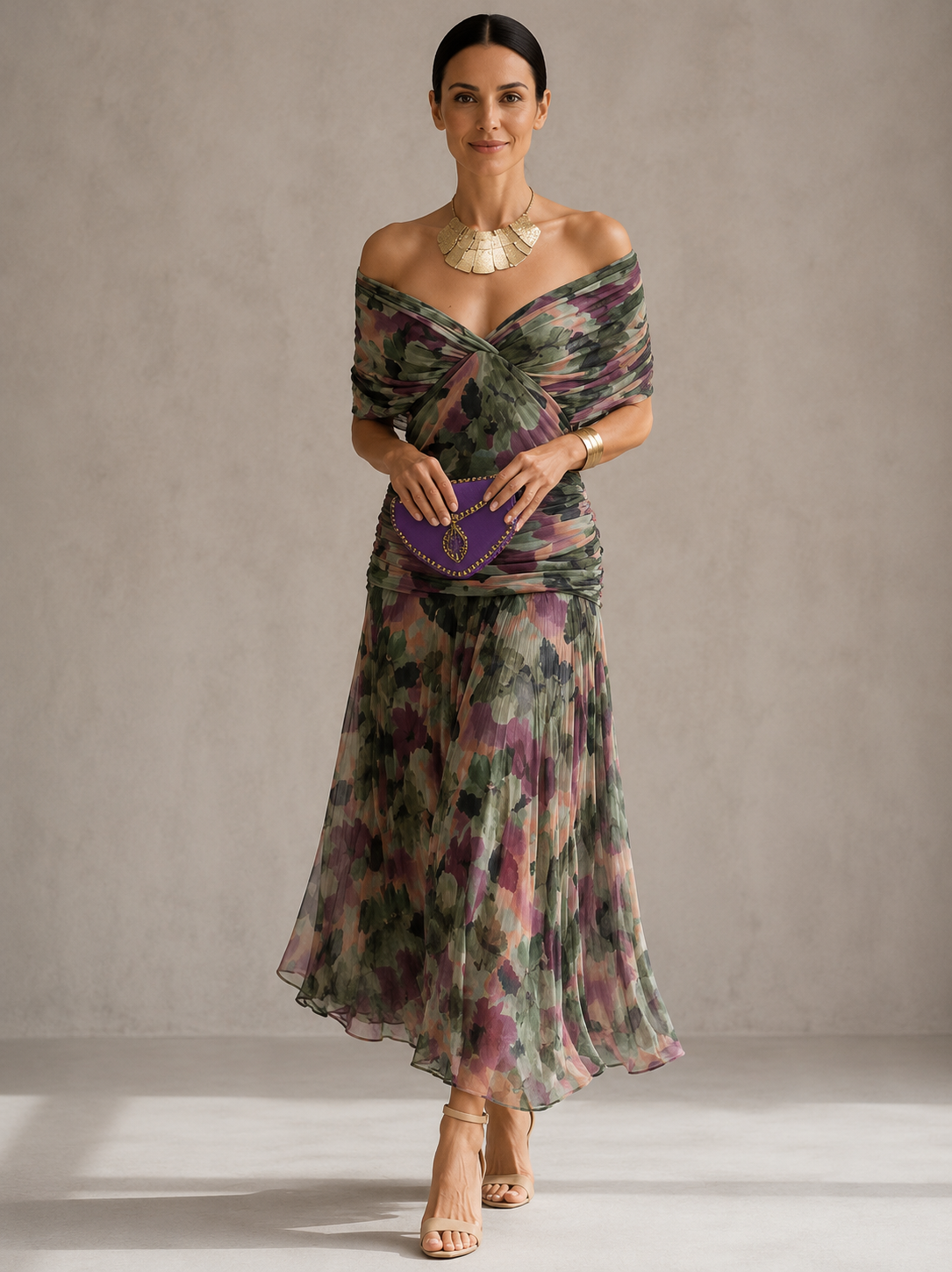 Hendrika | Elegante Avondjurk in Koraal