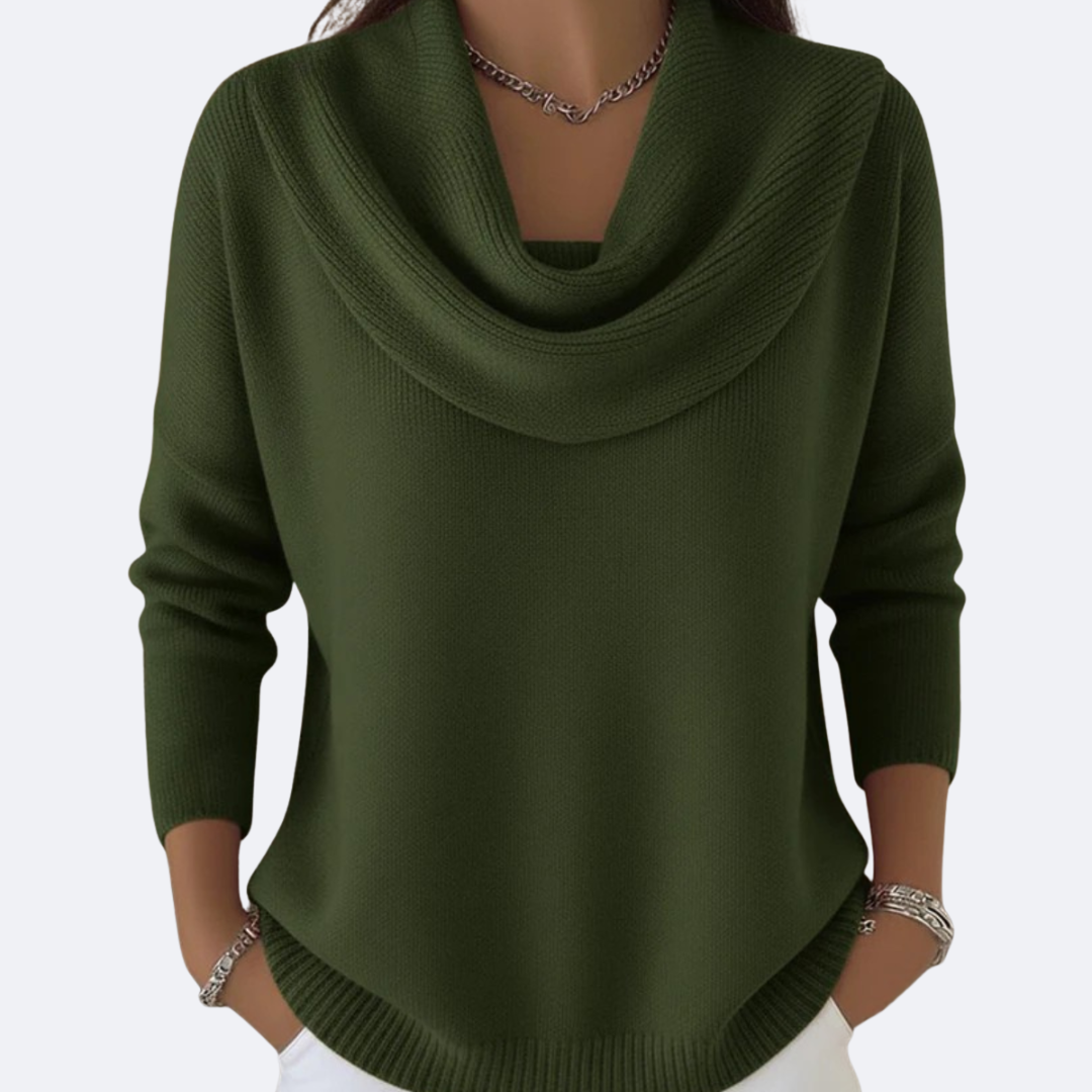 GIULIA - Trui met Ruffle Kraag Comfortabel