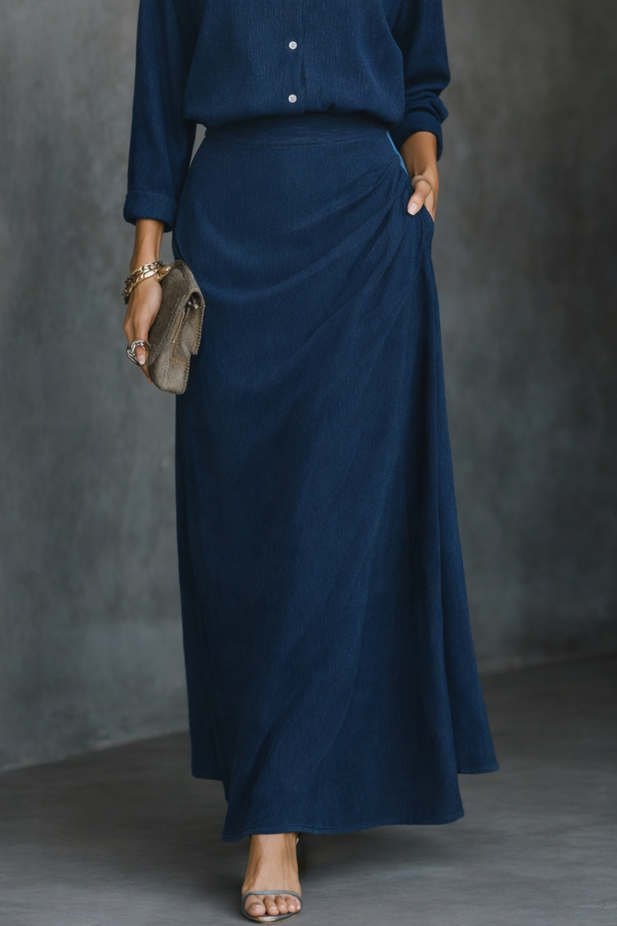 Sara™ || Elegante set met lange rok