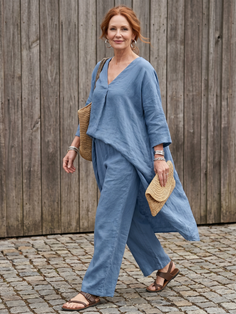 Onyx | Loszittende tuniek met wijde broek