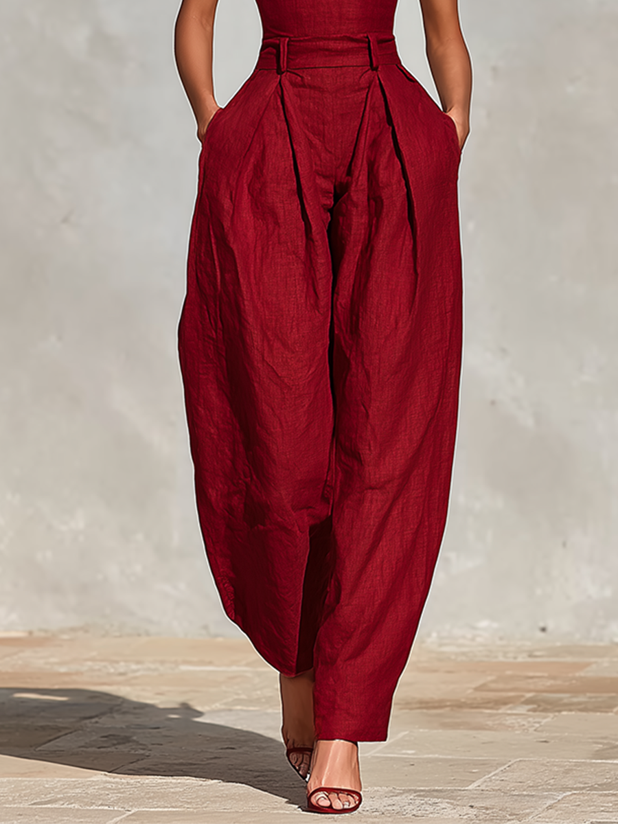 Estelle | Mouwloze jumpsuit met dunne bandjes