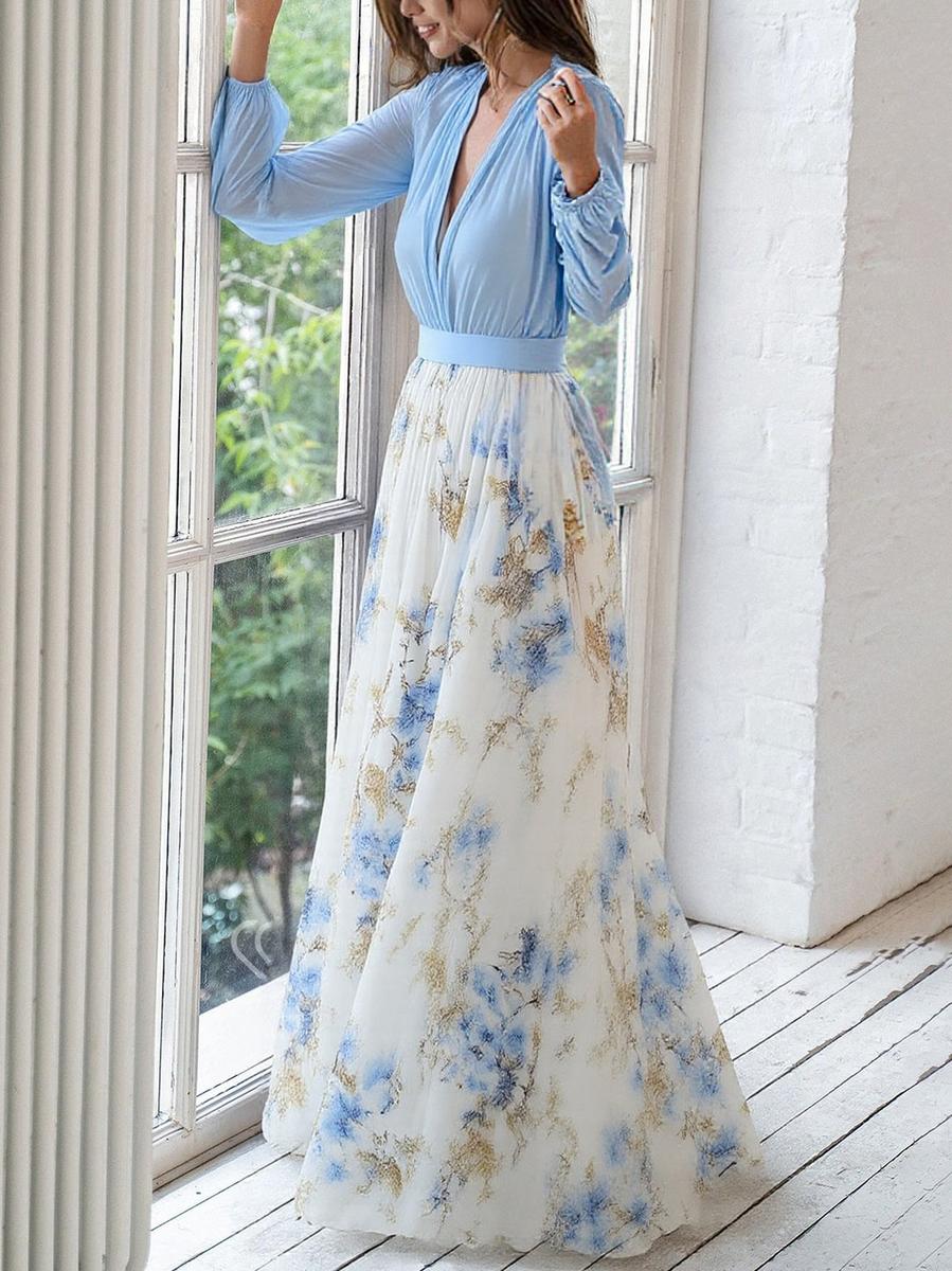 Harper™ | Mooie Maxi Jurk met Bloemenprint