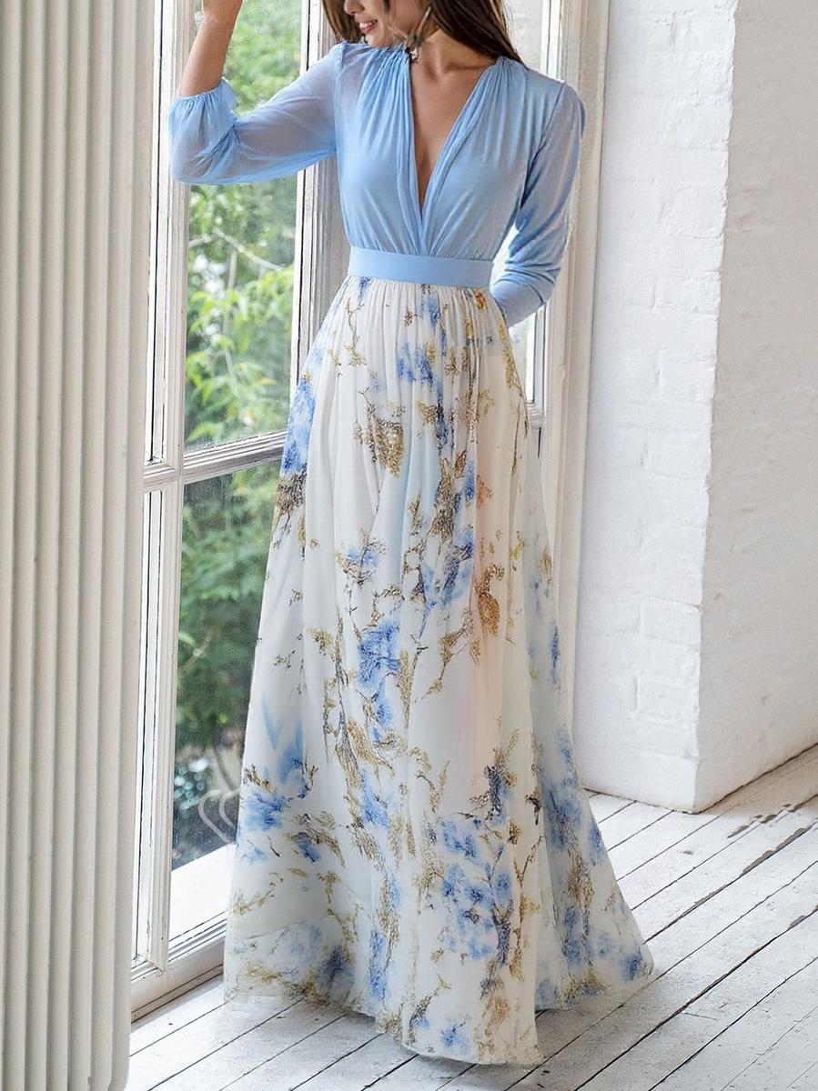 Harper™ | Mooie Maxi Jurk met Bloemenprint