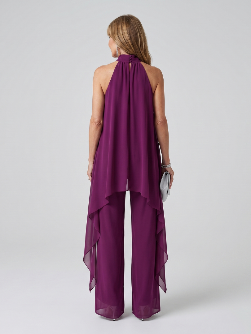 Bearim | Asymmetrische tuniekset met halternek