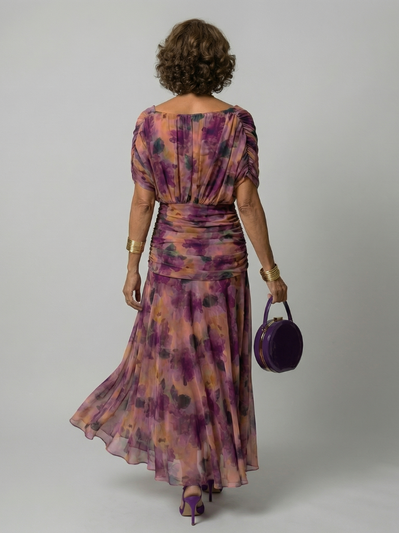 Calen | Off-shoulder midi-jurk