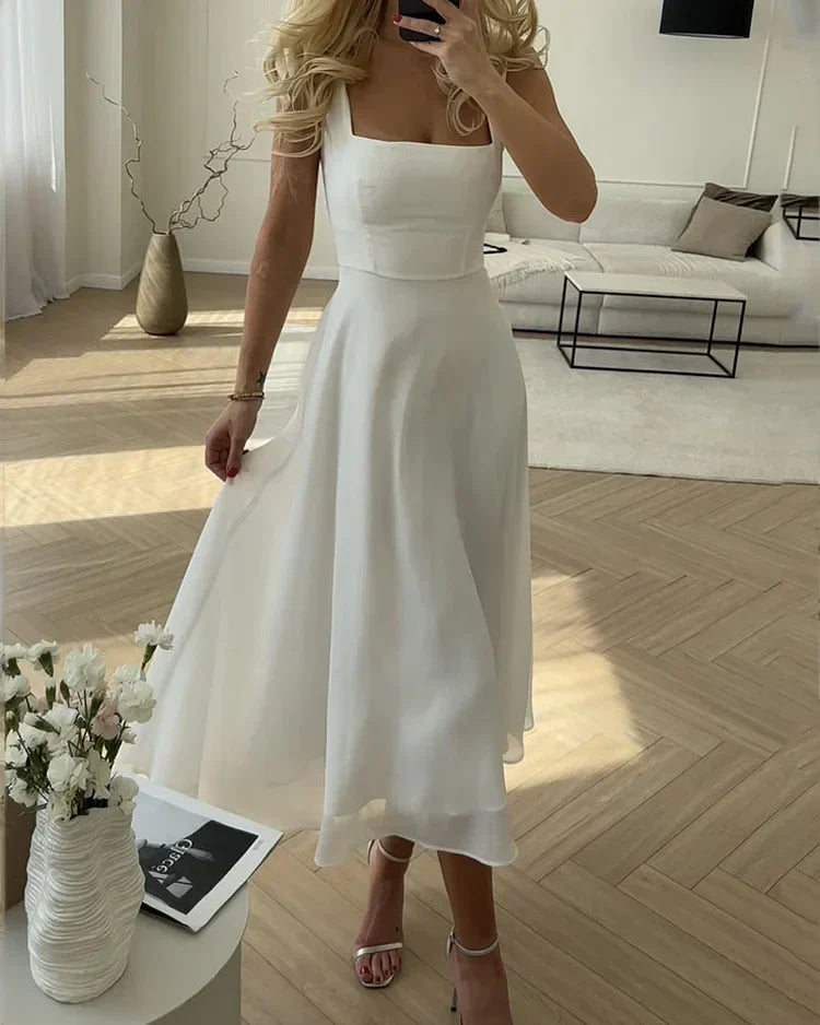 NOMI™ - Elegante Lange Chiffon Jurk