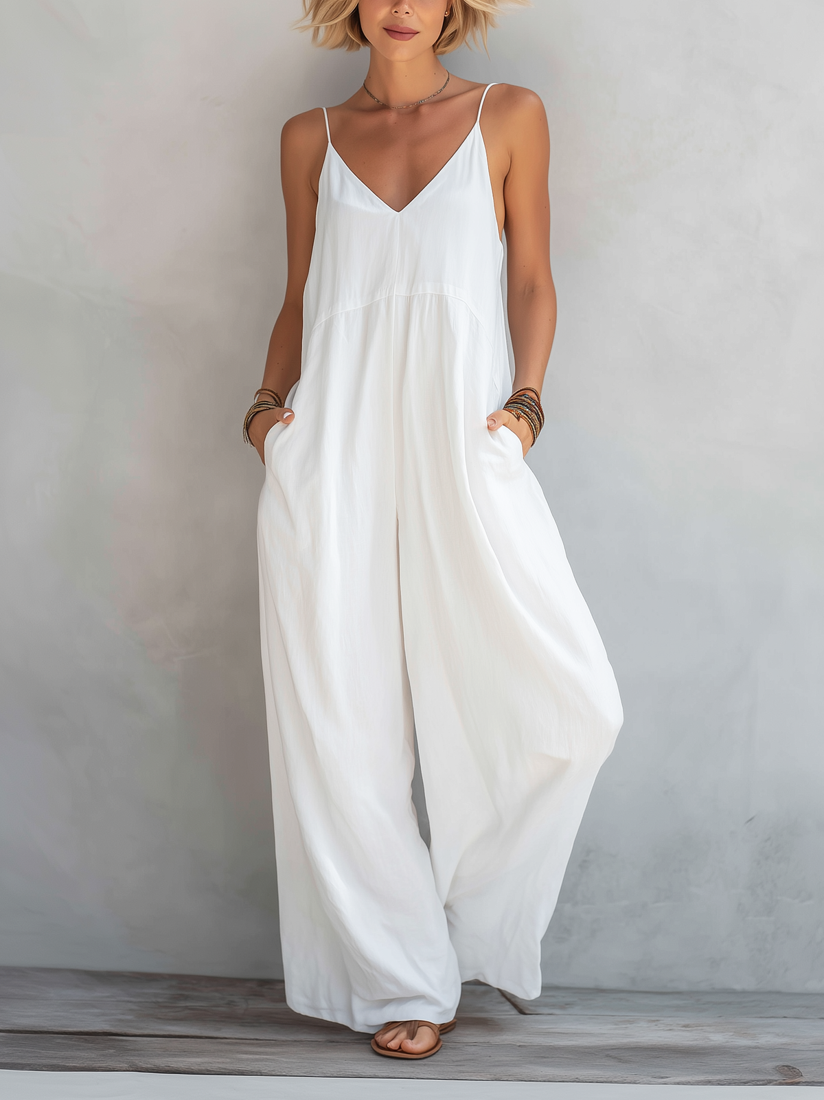 Amélie | Mouwloze jumpsuit