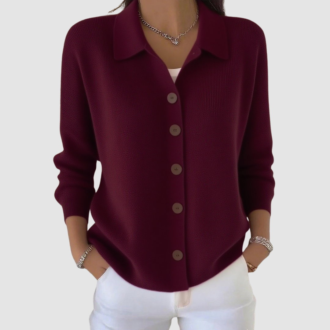 Joanna | Cardigan met Knopen