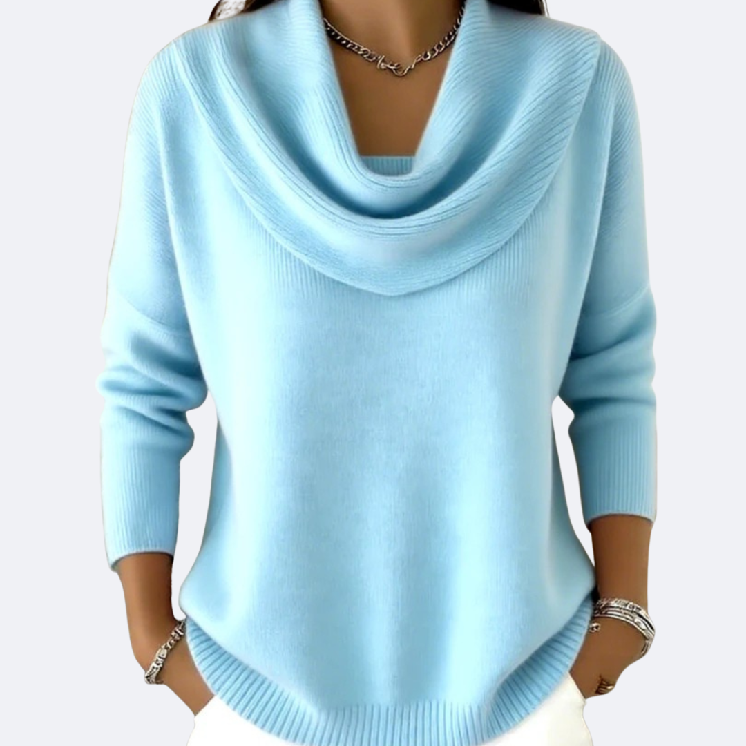GIULIA - Trui met Ruffle Kraag Comfortabel