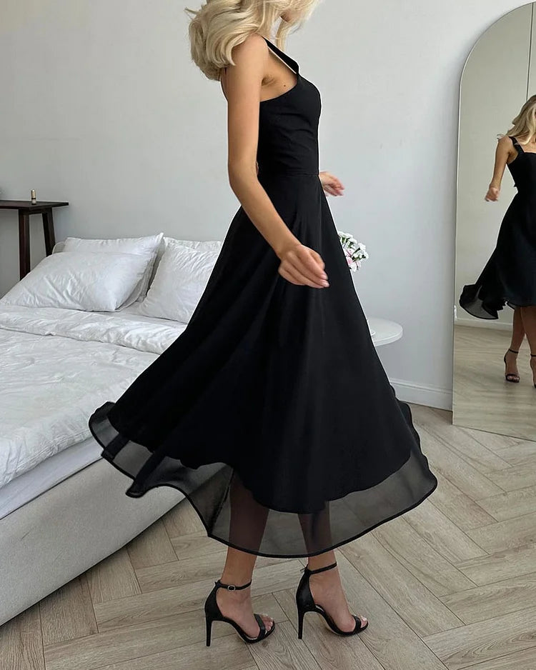 NOMI™ - Elegante Lange Chiffon Jurk
