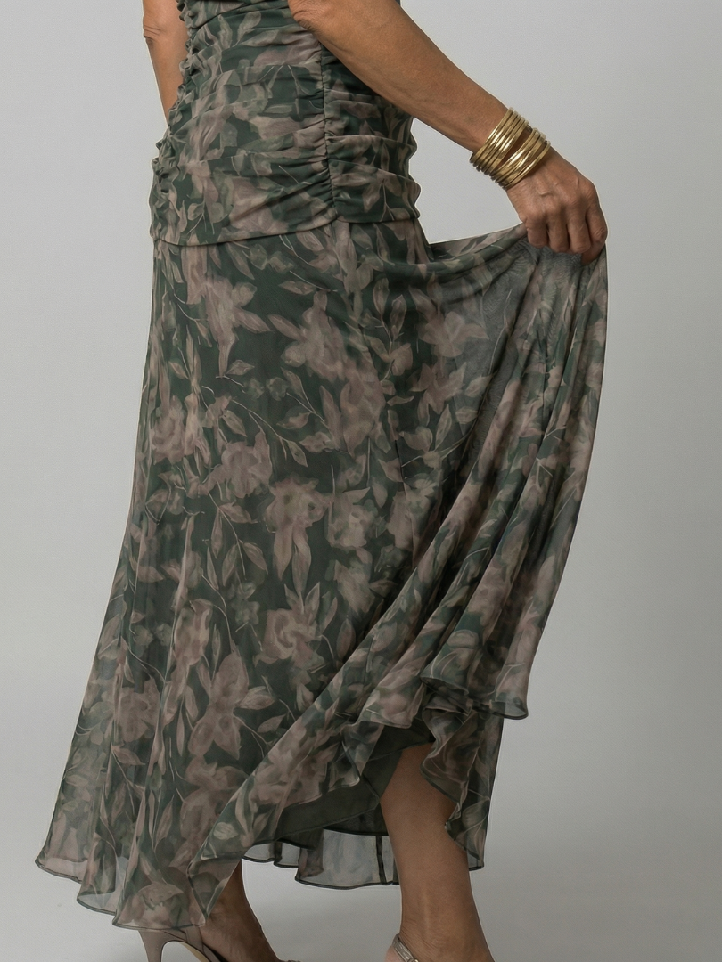 Calen | Off-shoulder midi-jurk