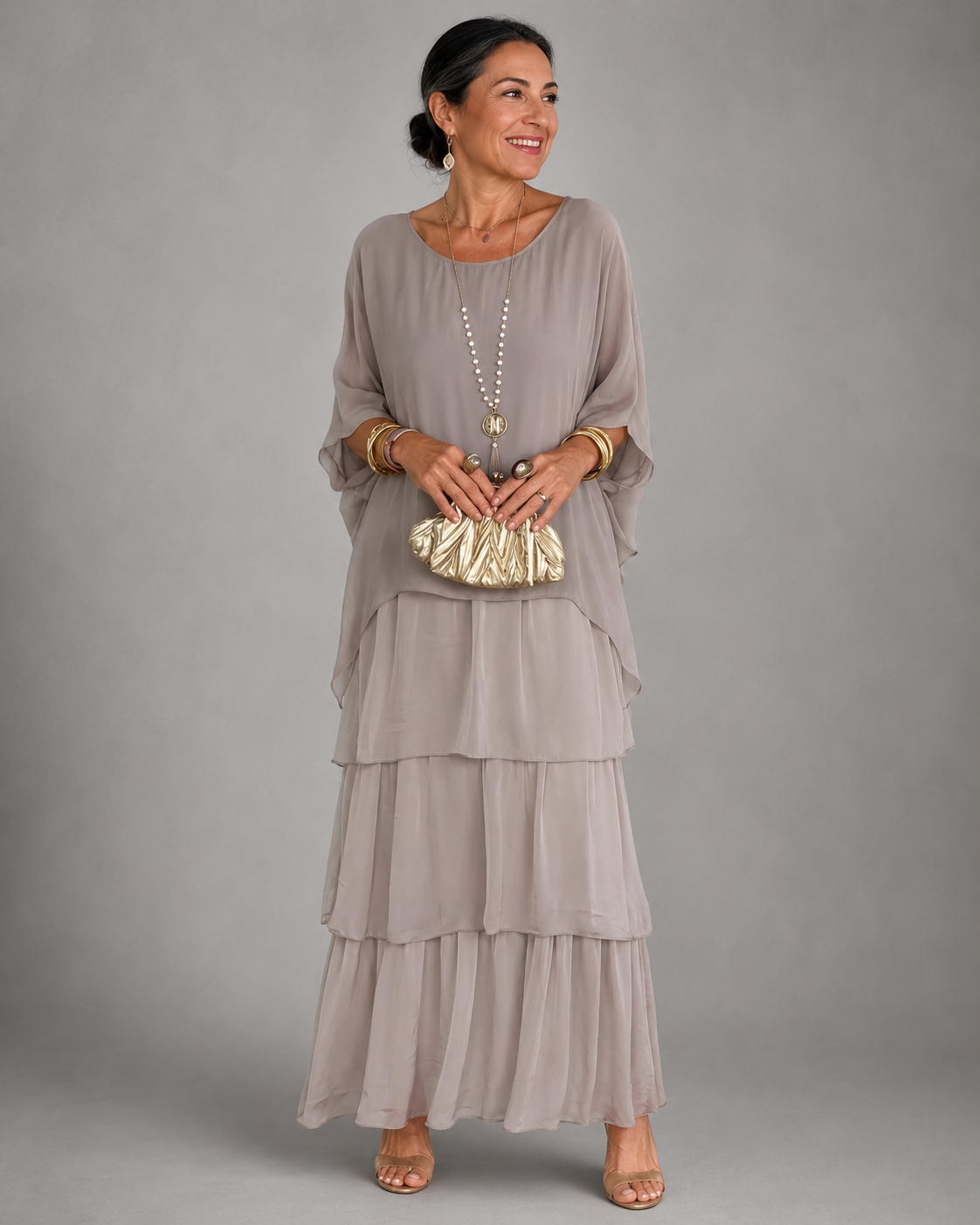Lara | Elegante vloeiende maxi-jurk