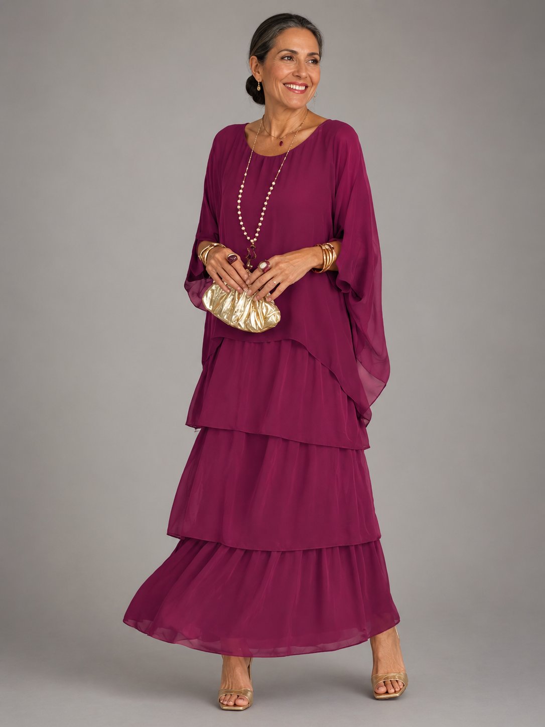 Lara | Elegante vloeiende maxi-jurk