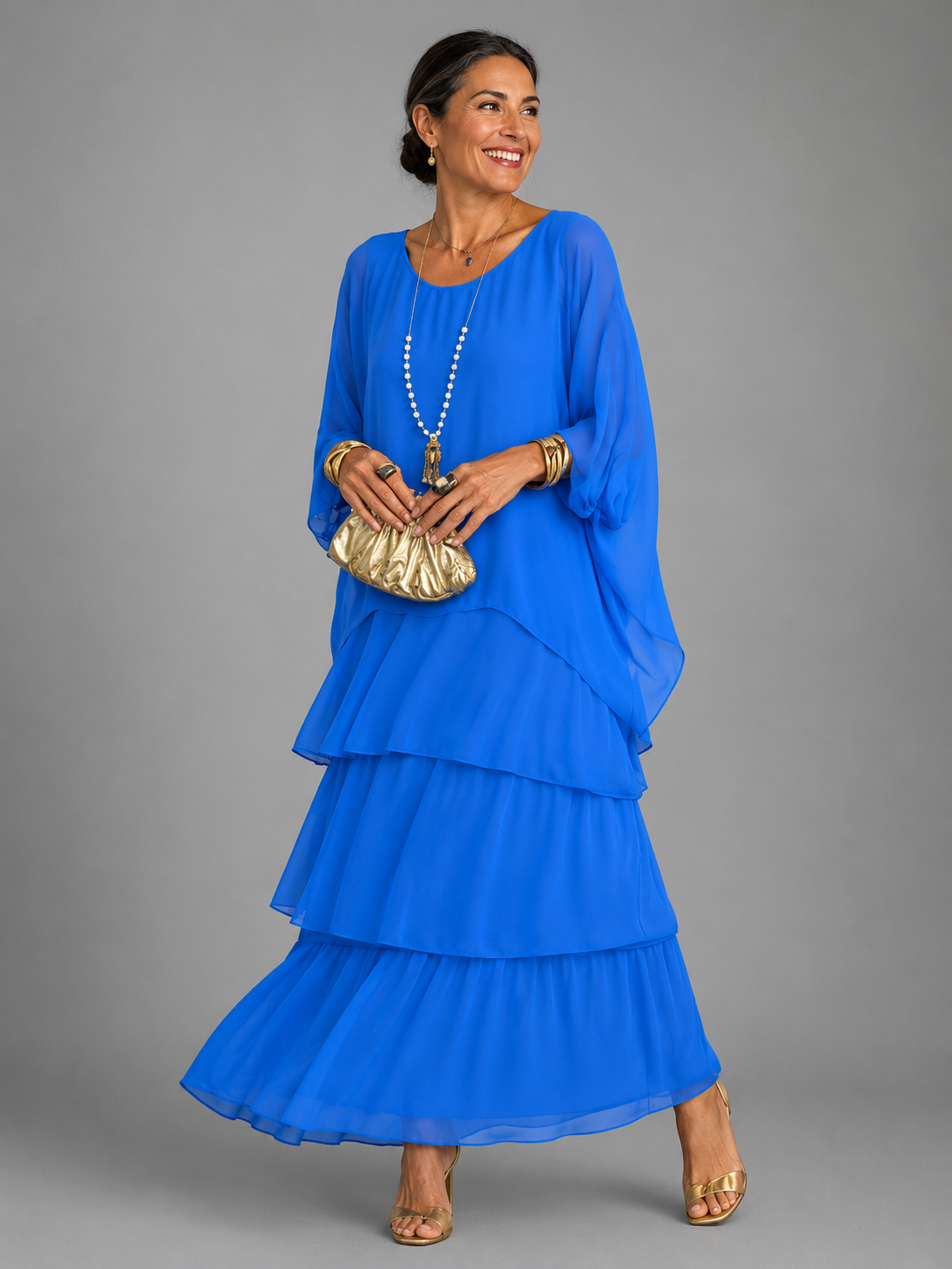 Lara | Elegante vloeiende maxi-jurk