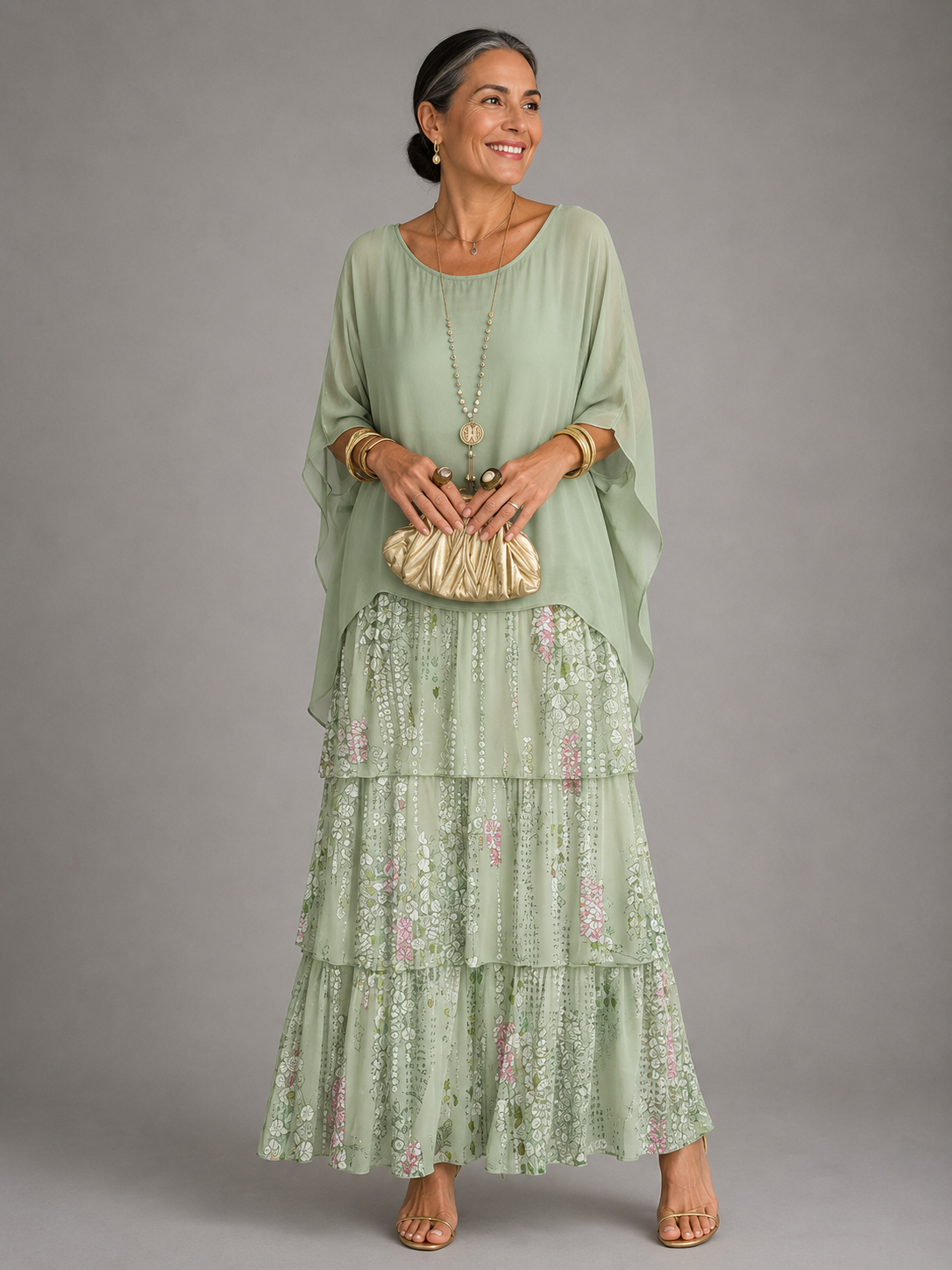 Lara | Elegante vloeiende maxi-jurk