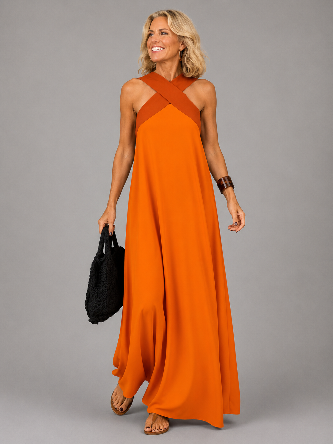Velora | Elegante maxi-jurk met overslag