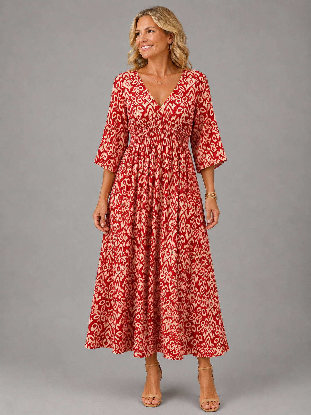 Althea | Bohemian midi-jurk