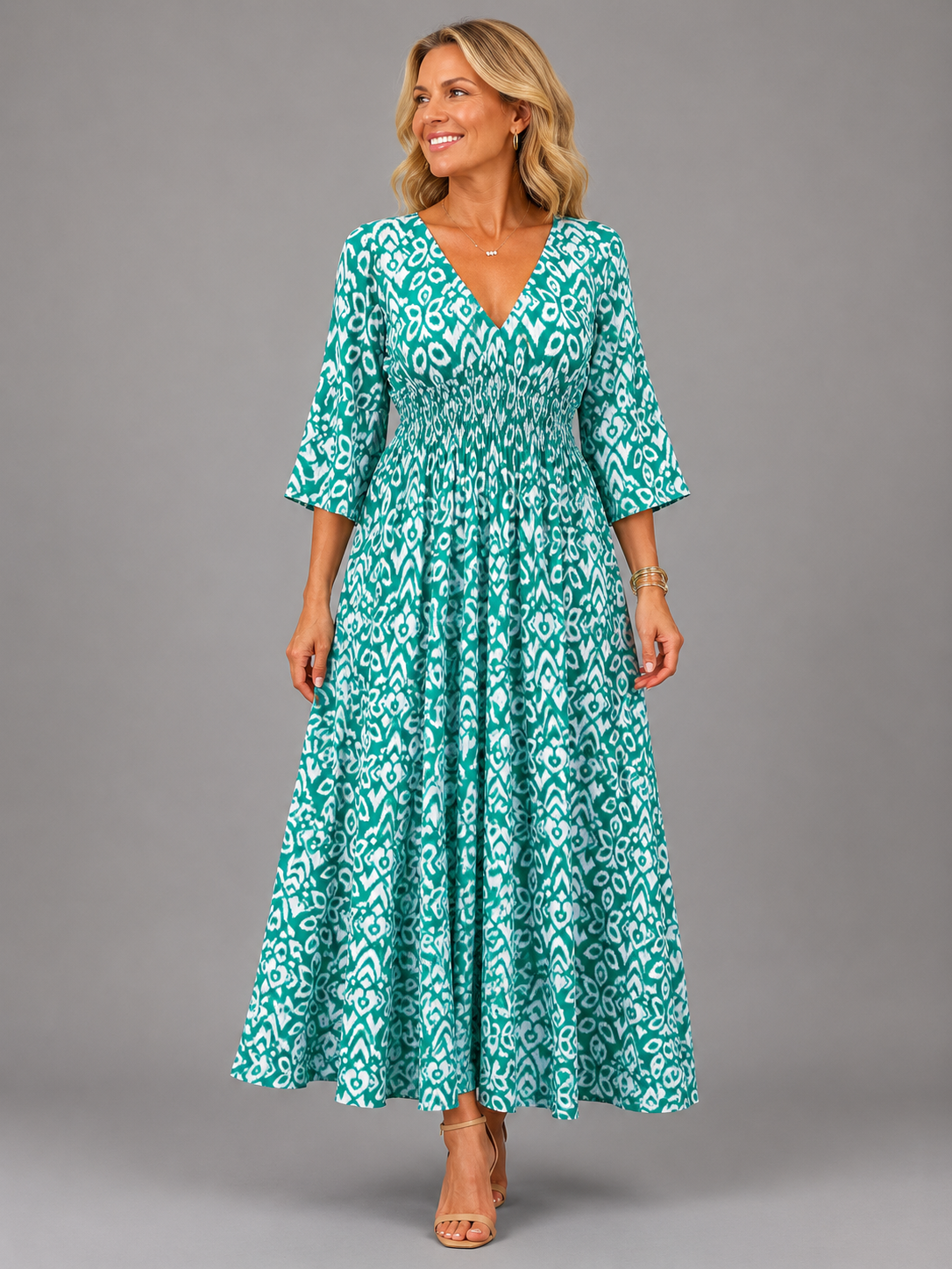 Althea | Bohemian midi-jurk