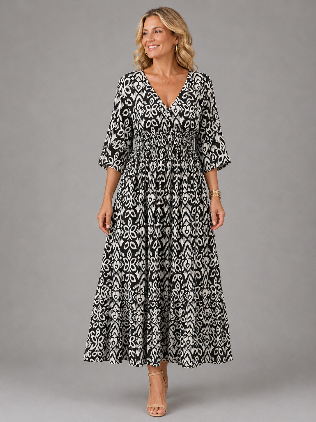 Althea | Bohemian midi-jurk
