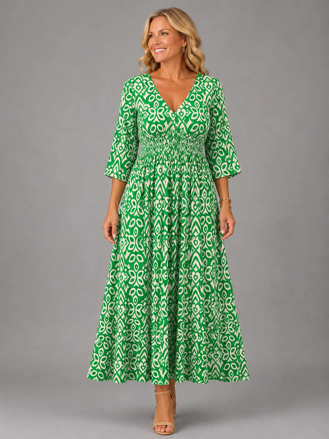 Althea | Bohemian midi-jurk