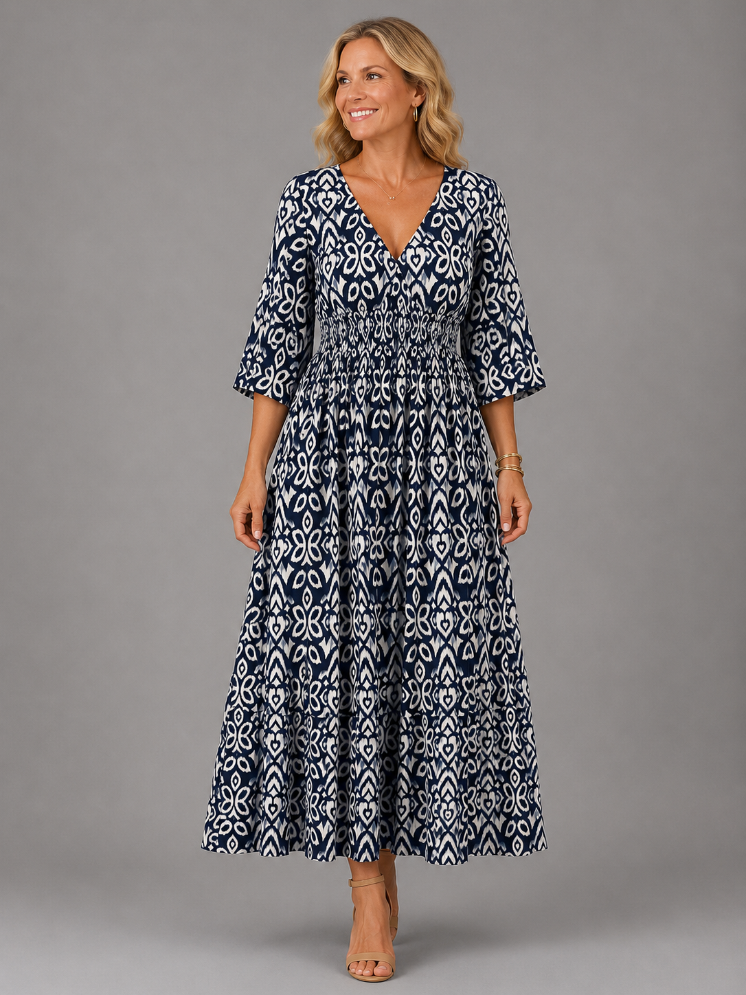 Althea | Bohemian midi-jurk