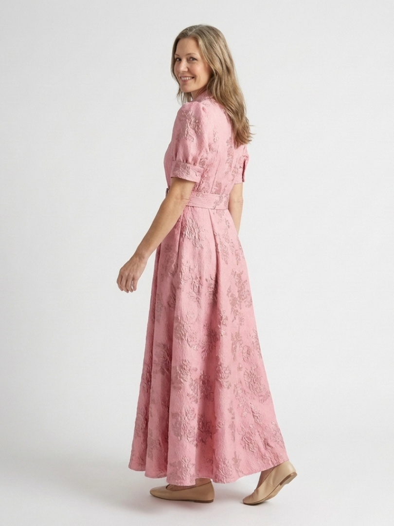 Xanthea | Maxi-blousejurk met ceintuur