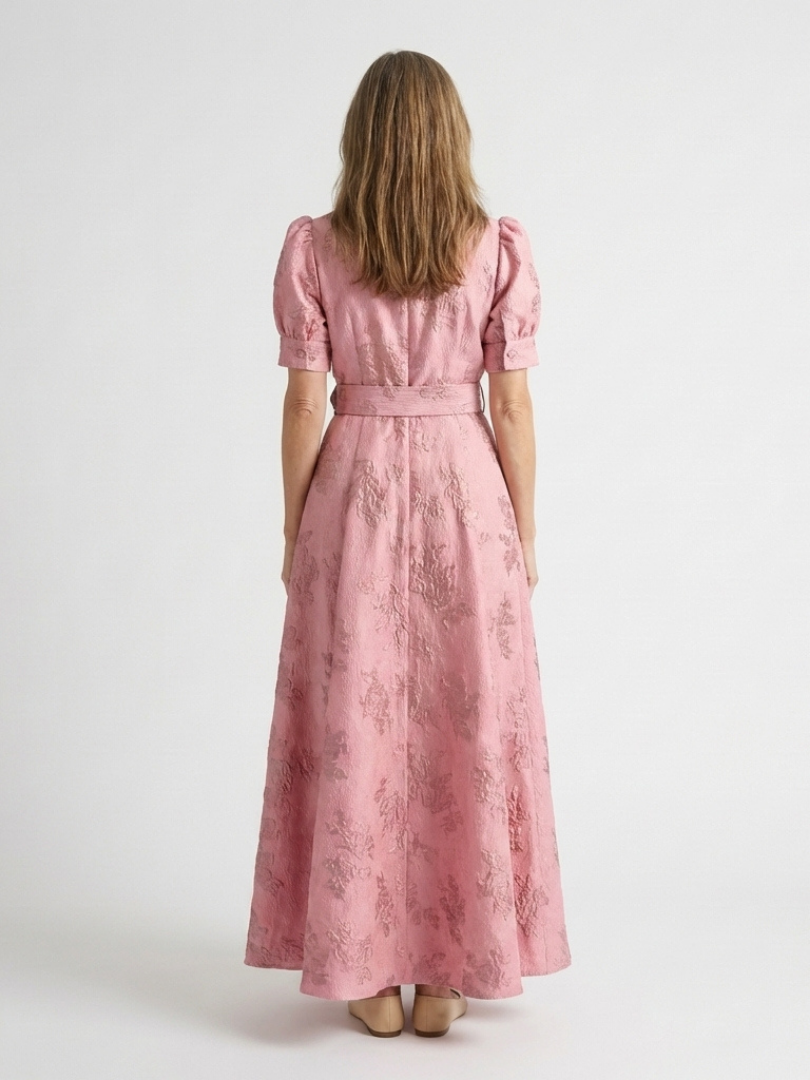 Xanthea | Maxi-blousejurk met ceintuur