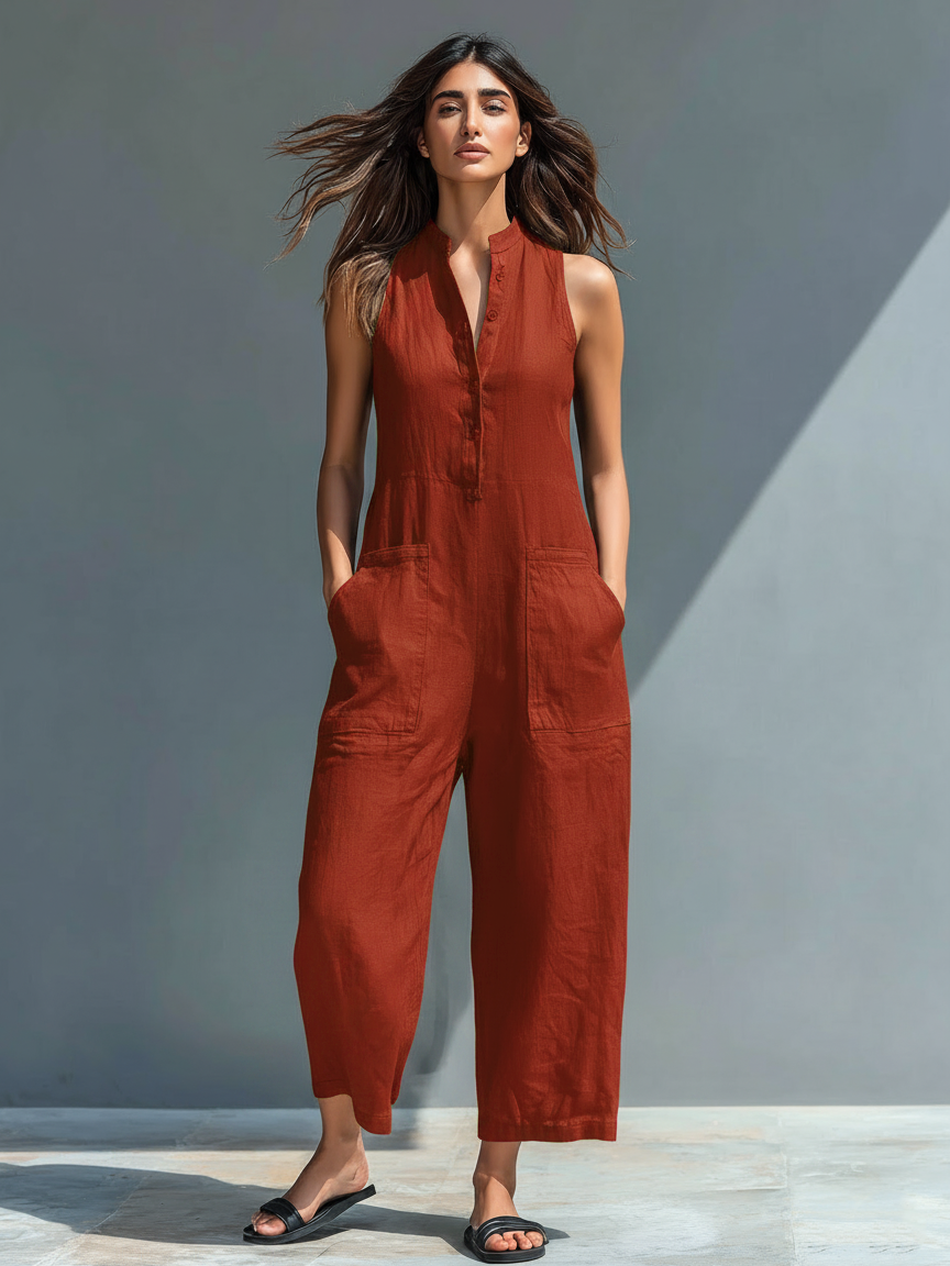 Jade | Mouwloze jumpsuit