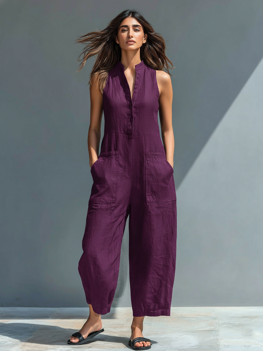 Jade | Mouwloze jumpsuit