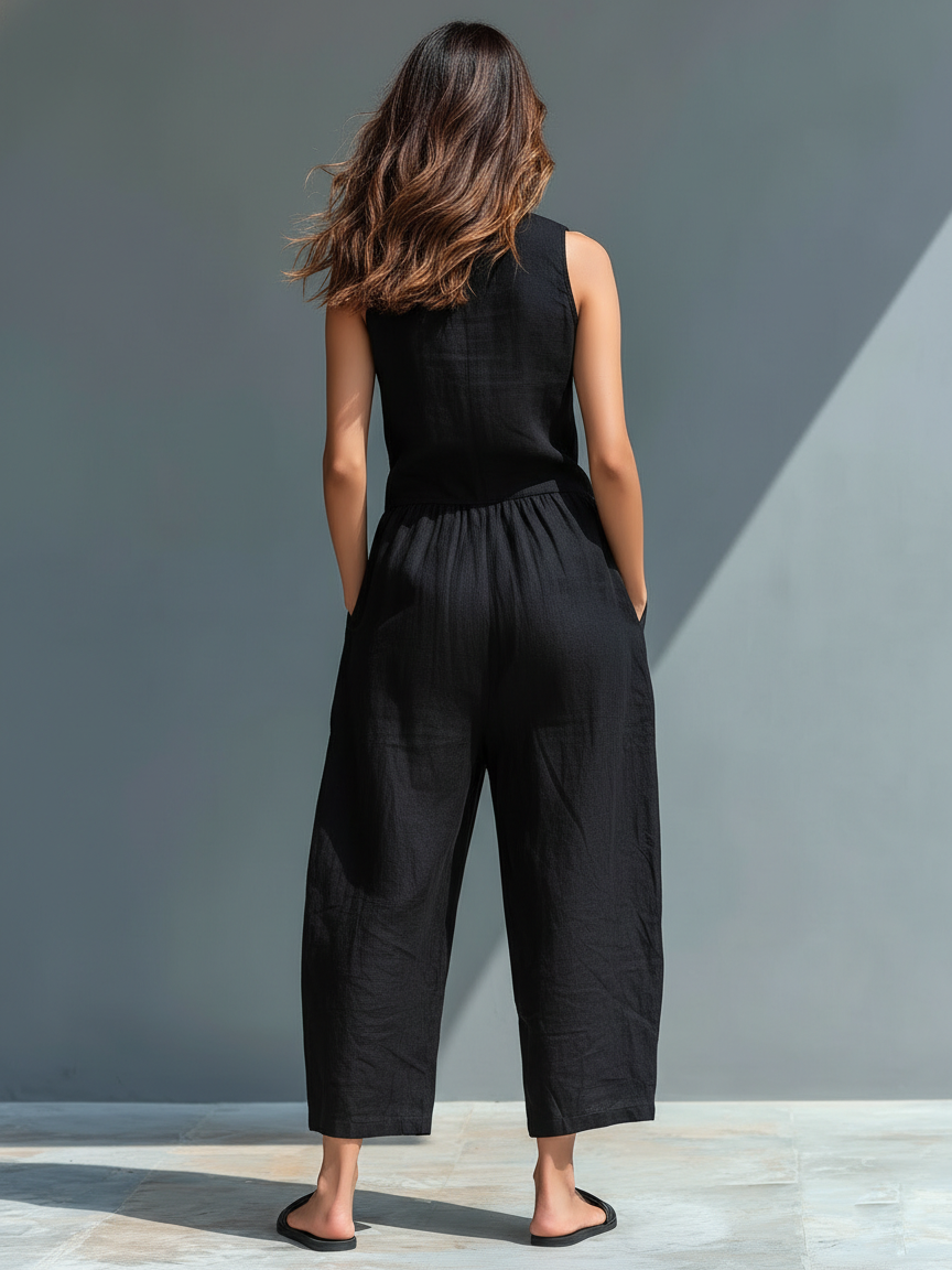 Jade | Mouwloze jumpsuit